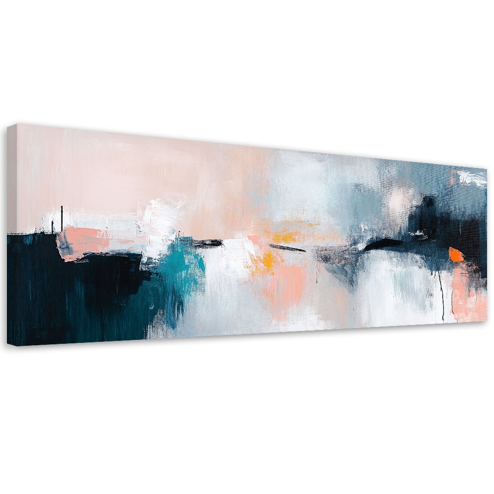 Obraz na płótnie, Pastelowa Kolorowa Abstrakcja 90x30