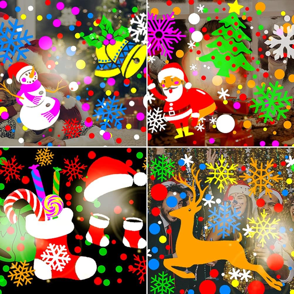 Projecteur LED de Noël étanche, idéal pour la décoration intérieure et extérieure, Noël, les fêtes et Halloween. - 3