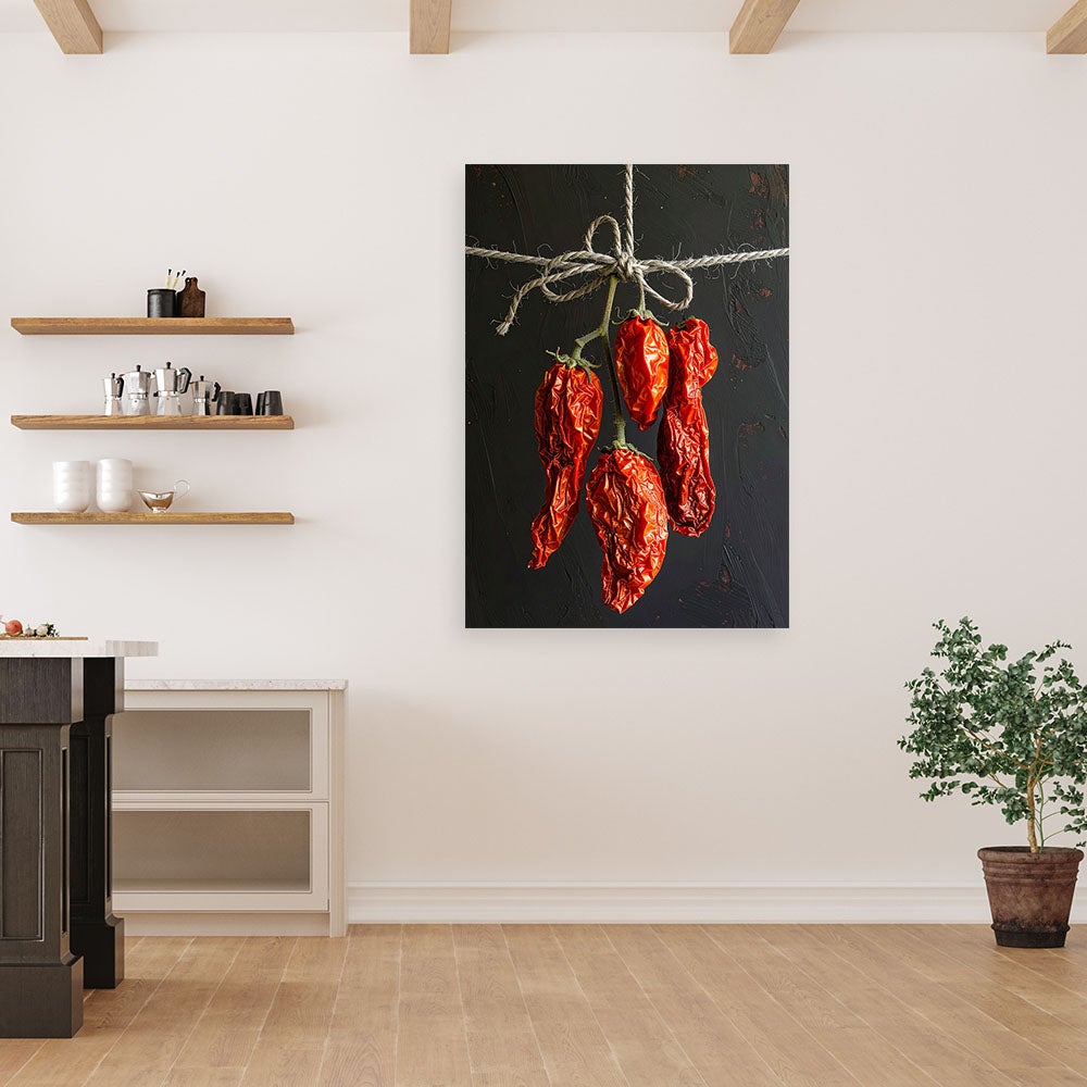 Obraz do kuchni restauracji baru jadalni, Suszone czerwone pomidory 40x60 - 2