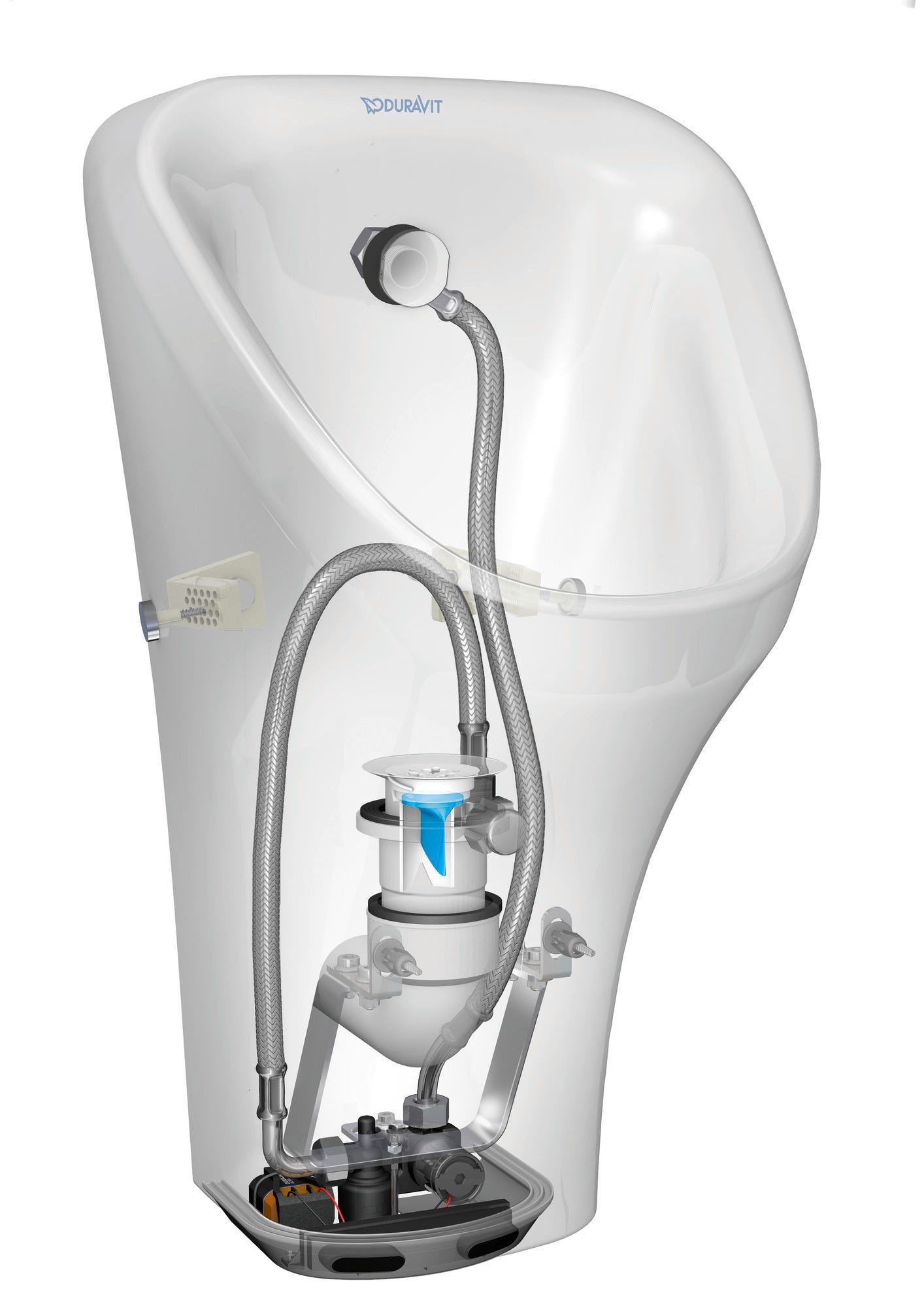 Duravit urinoir Durastyle, entrée par larrière avec orifice de rinçage ...