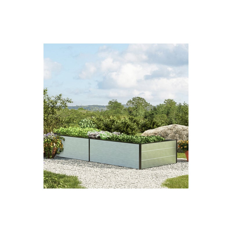 99 x 235 x 39 cm Grządka podwyższona, aluminium anodowane