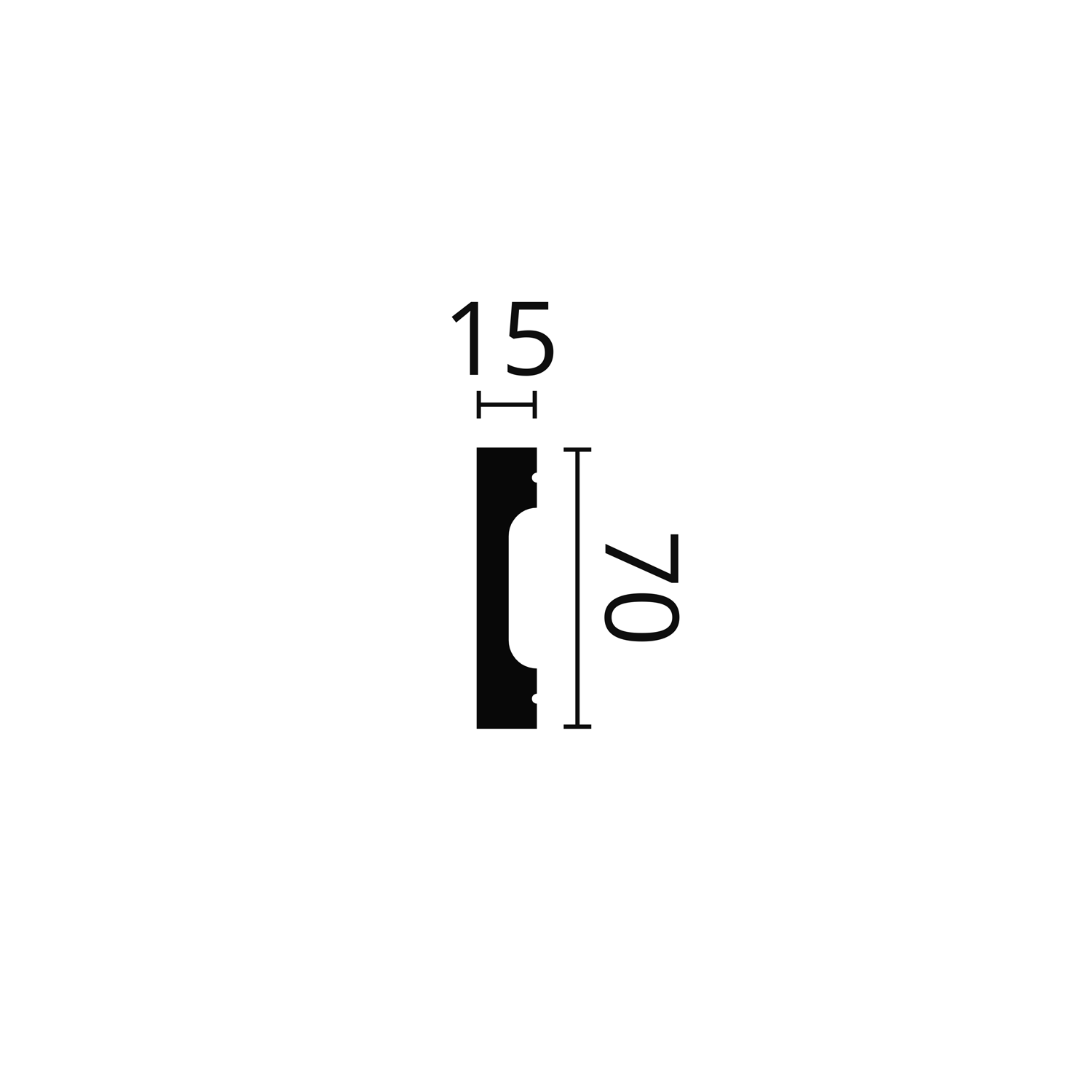 Plinthe NMC WALLSTYL FD7S Moulure décorative Moulure en stuc - 3