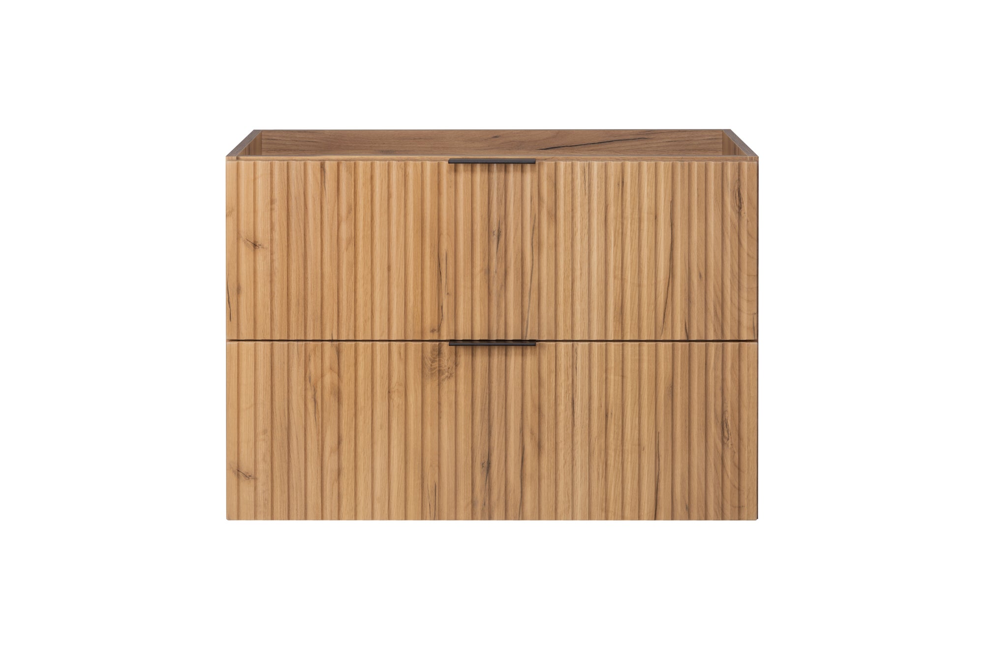 Mobile sottolavabo da bagno sospeso FLOW ROVERE 80 cm - 3