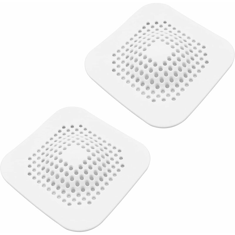 2 pièces Filtre Baignoire Cheveux Filtre Évier en Silicone Filtre Attrape Cheveux Douche,Filtre