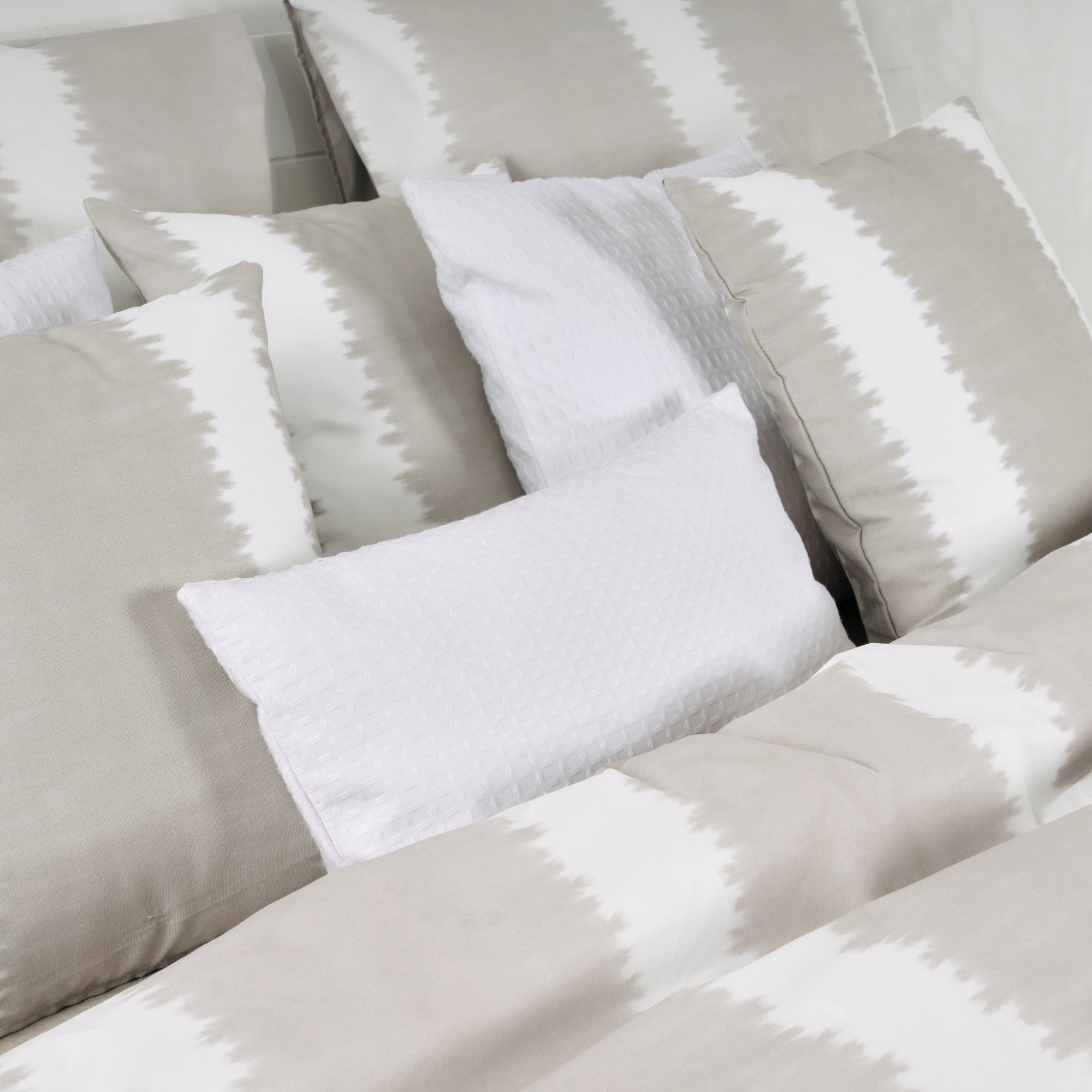 Capa de edredom Brístol Beig 260x240 cm - 6