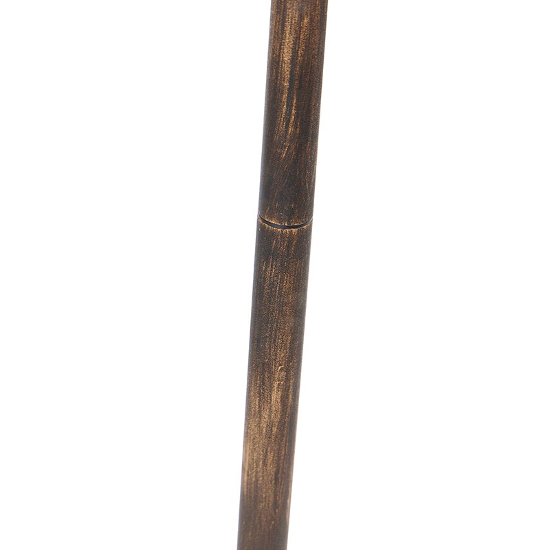 Qazqa classic-antique lanterne extérieure pour jardin - New Haven - doré/laiton, max. 15w, e27, 122cm, IP44 - 7