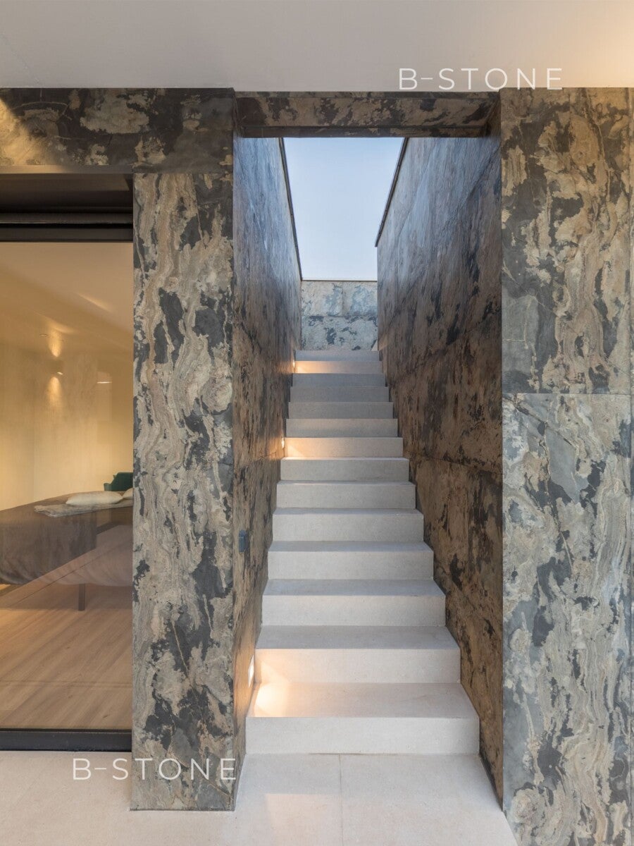 Feuille De Pierre 100% Naturelle B-Stone Everest 100 2400x1200mm - 2,88m2 - 7