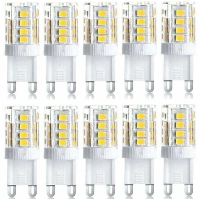 Lot de 10 Projecteur LED, lumière décorative LED, ampoule LED G9, 5 W blanc chaud blanc froid, ampoules LED à économie d'énergie