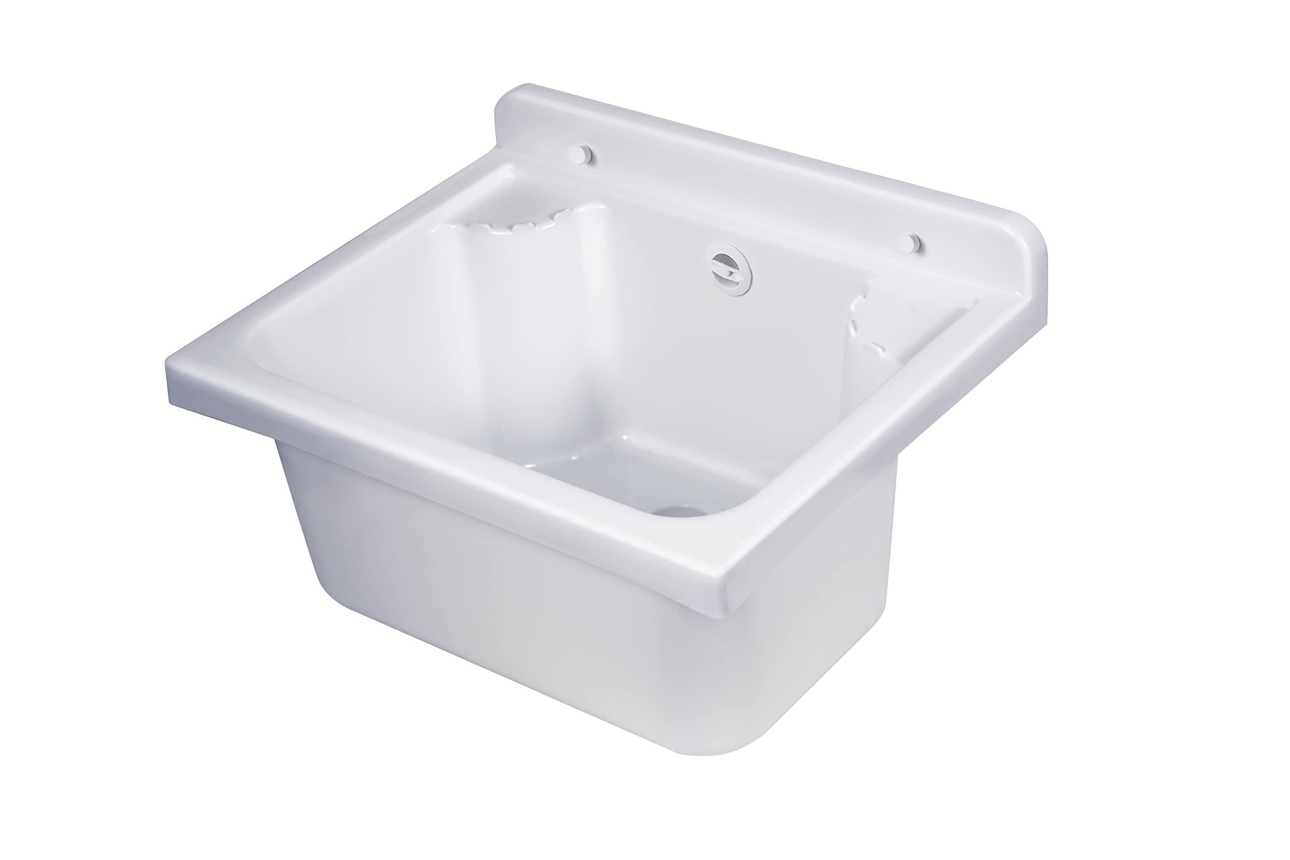 Negrari Pilozzo A Muro In PP Nero – 58x38x21 Cm, Con Pilettone In Metallo, Kit Di Fissaggio E Scarico Inclusi, Antigraffio E Resistente Agli Agenti Atmosferici