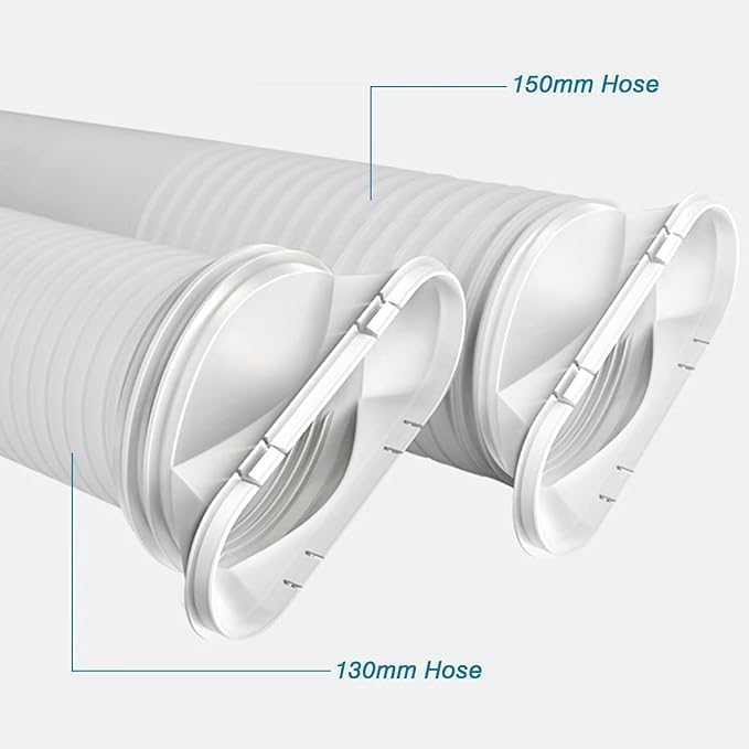 Adaptateur pour tuyau d'évacuation de climatiseur, connecteur de fenêtre pour climatiseur portable, compatible avec les tuyaux de 5,9/5 pouces. - 4