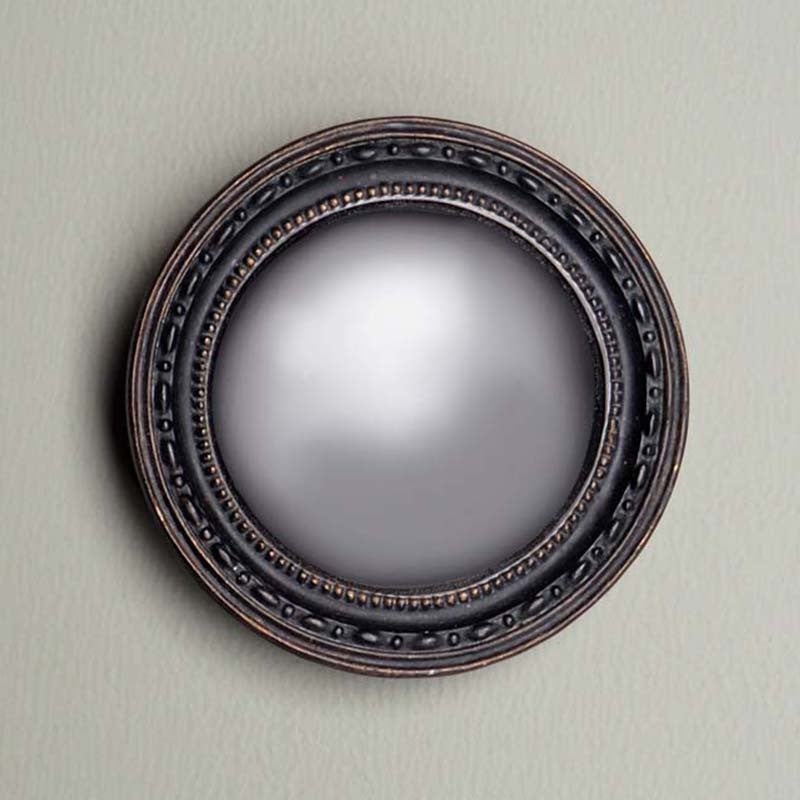 Série de 4 miroirs ronds convexes dit sorcière