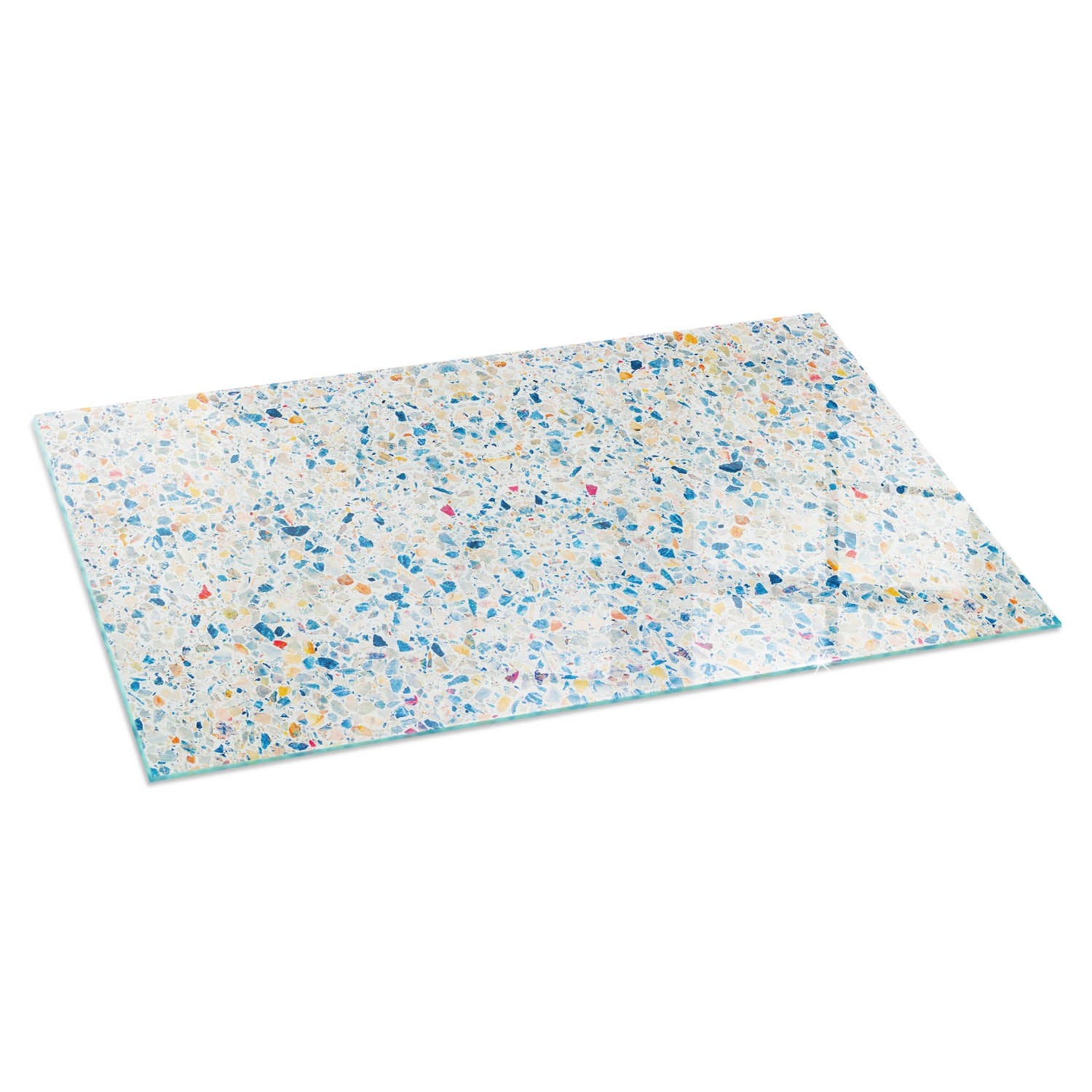 Szkło ochronne żaroodporne pod kominek - 120x60 cm - Abstrakcyjny wzór tekstury - TULUP