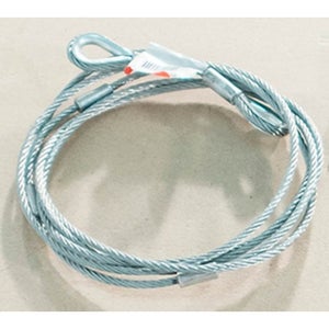 Câble En Acier Galvanisé 4mm X 12m - Résistance 2000 Lbs | Pour Treuil Et Bricolage