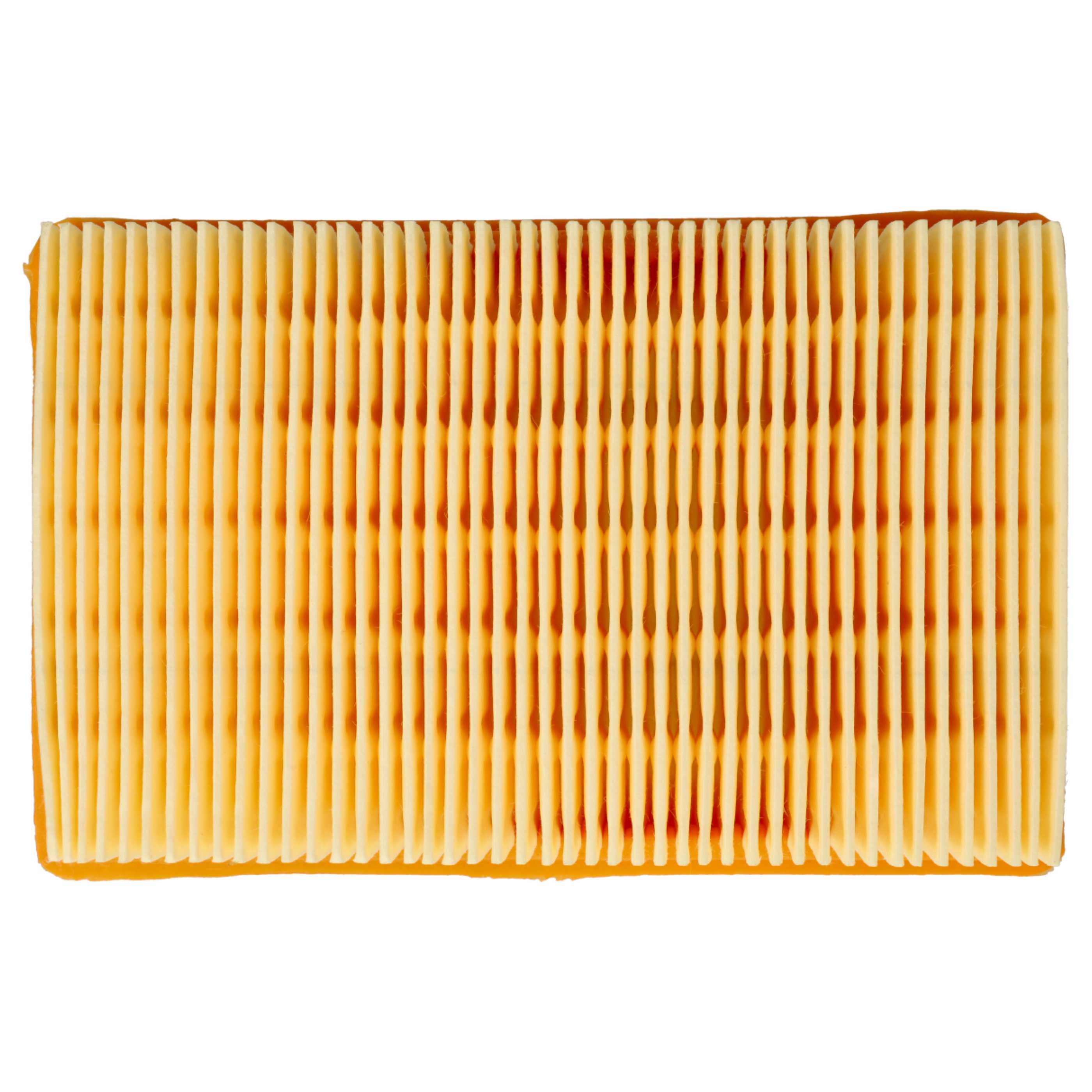 vhbw Lot de 5x filtres plissé plat compatible avec Kärcher KNT 4 aspirateur - Élément filtrant - Remplacement pour Kärcher 2.863-005.0, KFI 4410 - 3