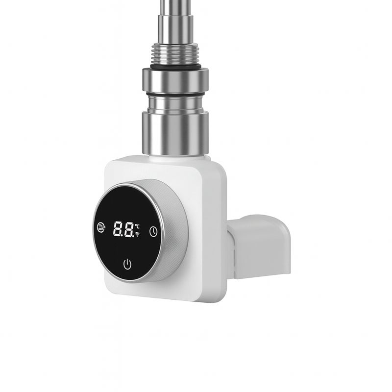 Grzałka elektryczna do grzejnika łazienkowego PREMIO 400W biała z maskownicą LUXRAD