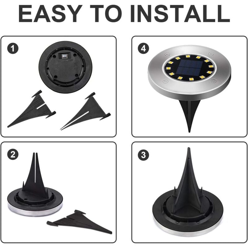 Lampe Solaire Pour Abri De Jardin - LED étanche, Détecteur De Mouvement, Télécommande, Autonome 12h