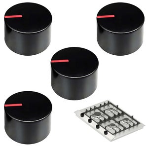 Set Di 24 Pomelli Vintage Chic Per Mobili Da Cucina Antichi, Rotondi Da 30 Mm Neri 90986181