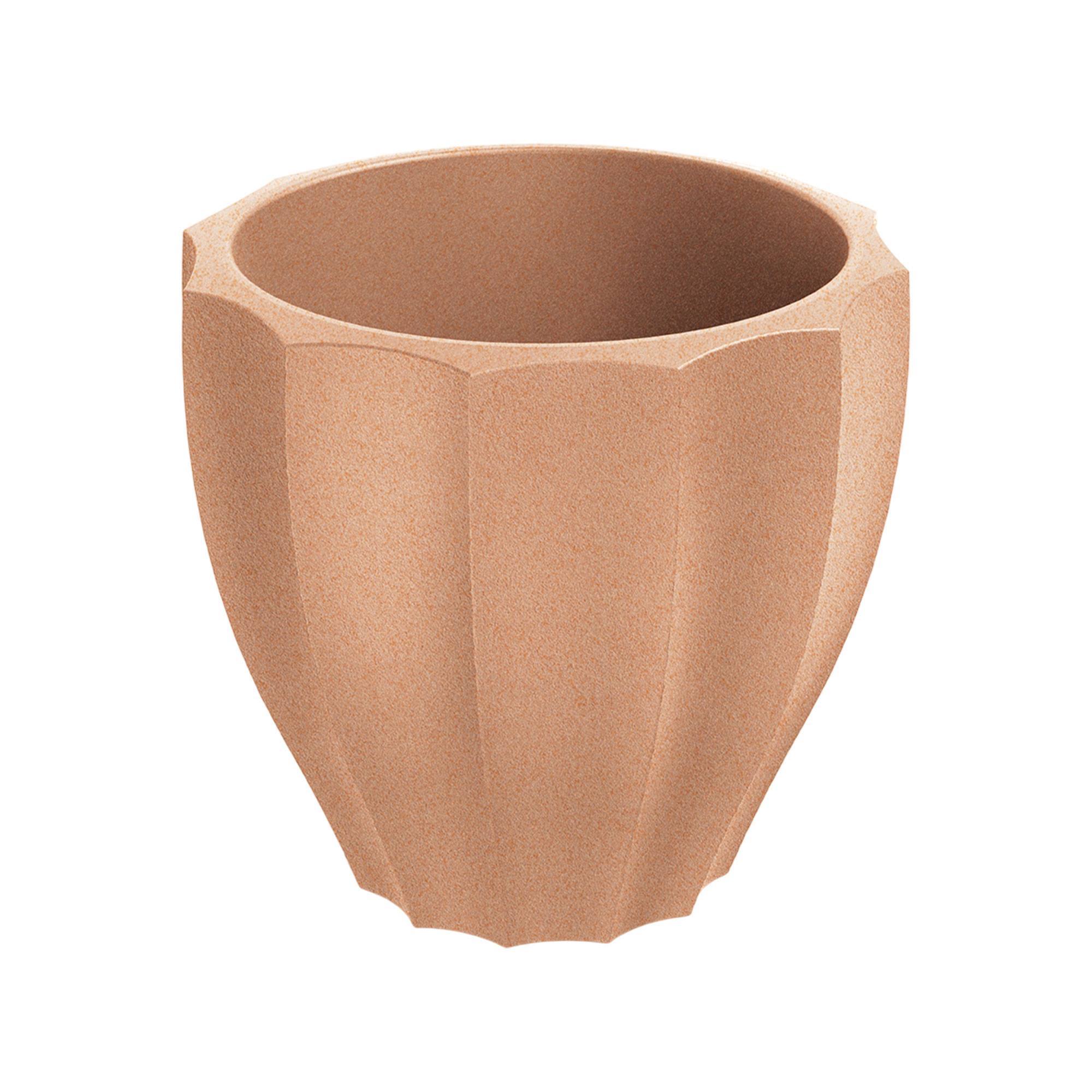 Maceta de Rotomoldeo Ø60x54cm Rona Round 38L Terracota | Leroy Merlin