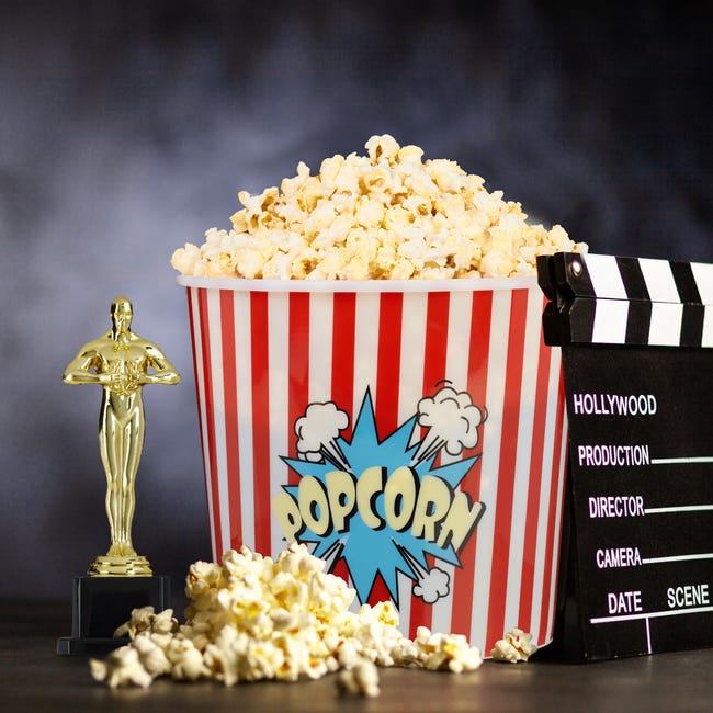 Statuetta Premio Oscar Dorata 18 Cm - Trofeo Per Cinema, Hollywood, Regali E Decorazioni - Foto 7