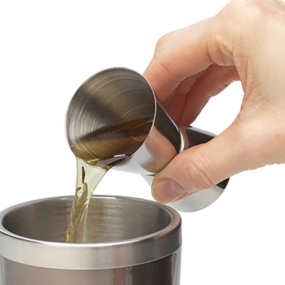 Misurino Doppio Per Cocktail In Acciaio Inox 304 – Jigger Largo Per Bar E Casa