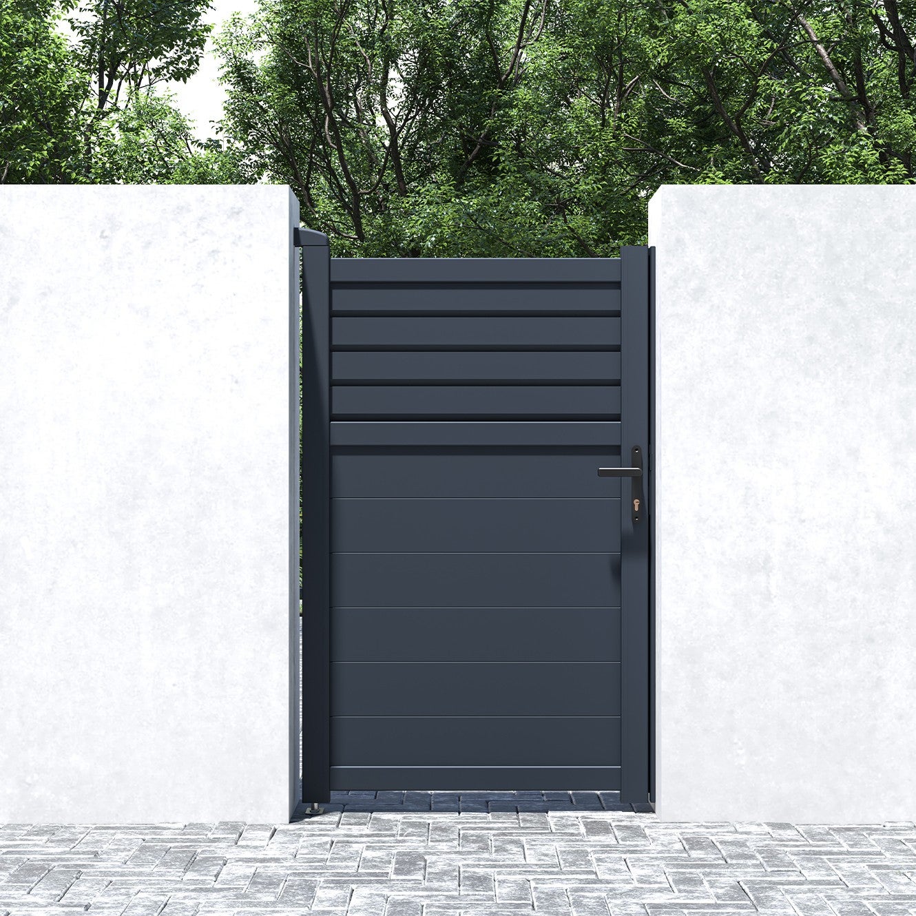 Brama aluminiowa 1m CARPATIA 100P180