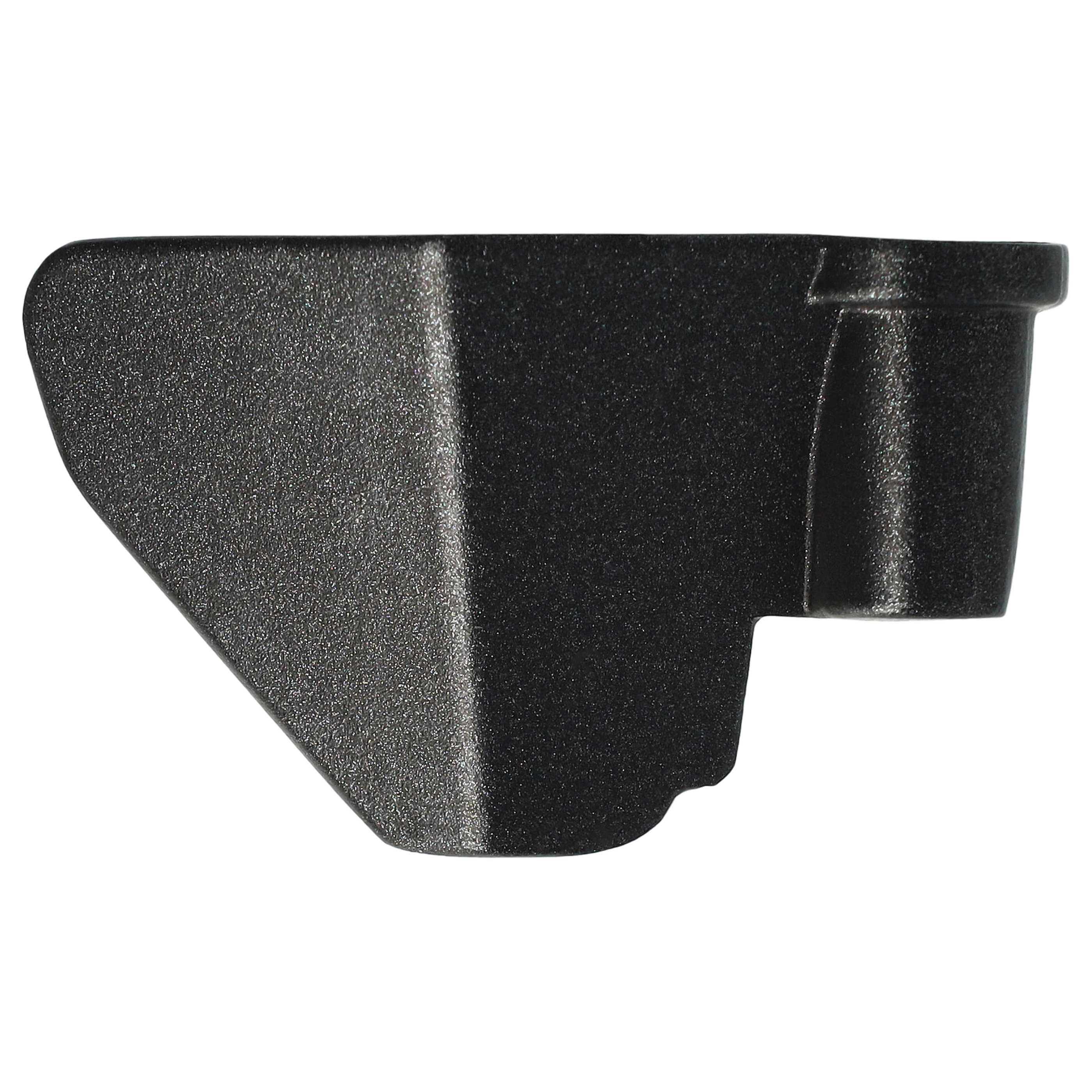 vhbw Crochet pétrisseur compatible avec Sunbeam 113494-001, 5841, 5891 machine à pain - Pale, 6,5 x 3,8 cm, aluminium, noir - 3