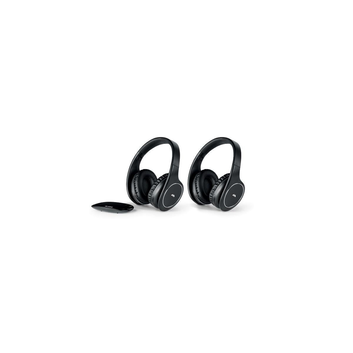 Meliconi hp easy digital casque sans fil jack 3 5 toslink noir pack