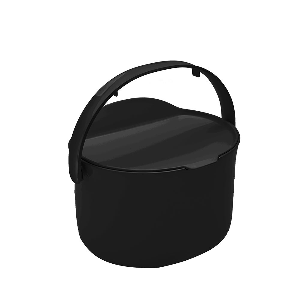 Poubelle compost organko daily 3 3l noir skaza leroy merlin