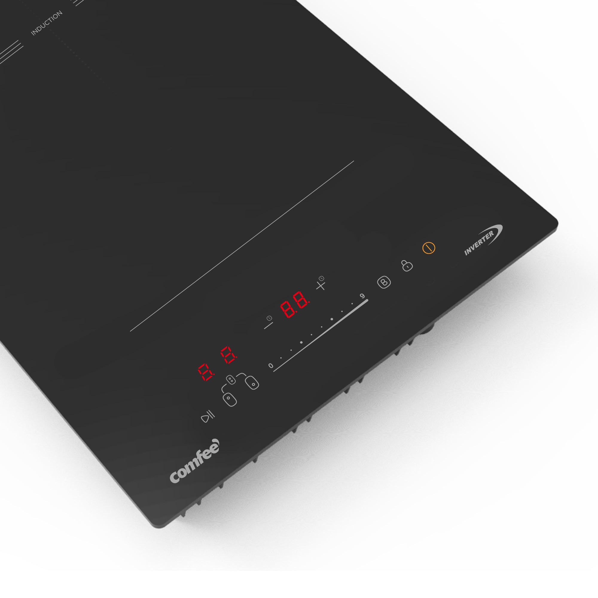 Domino Induction Plaque à Induction encastrable COMFEE 2 Foyers avec Zone Flexible 3500W CIH351D215K1 - 4