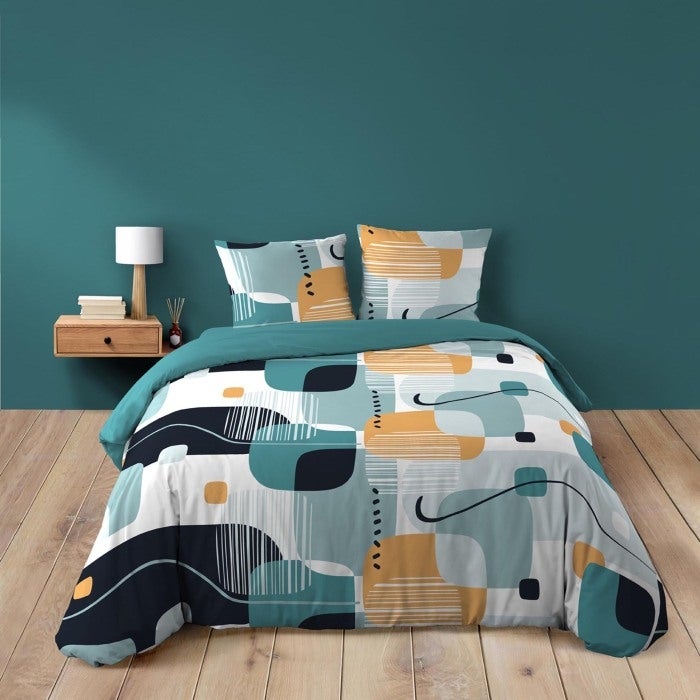Housse de couette 140x200 + taie kolala coton 42 fils - Conforama