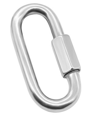 Moschettone Arrampicata 8pcs 304 In Acciaio Inox Collegamenti Rapidi M6 M4 Blocco Moschettone G 761307