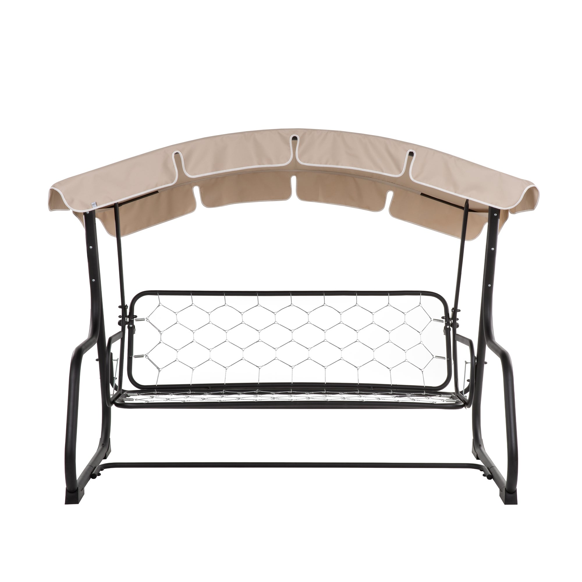 Dach do huśtawki ogrodowej 224 x 124 cm Ravenna beżowy PATIO