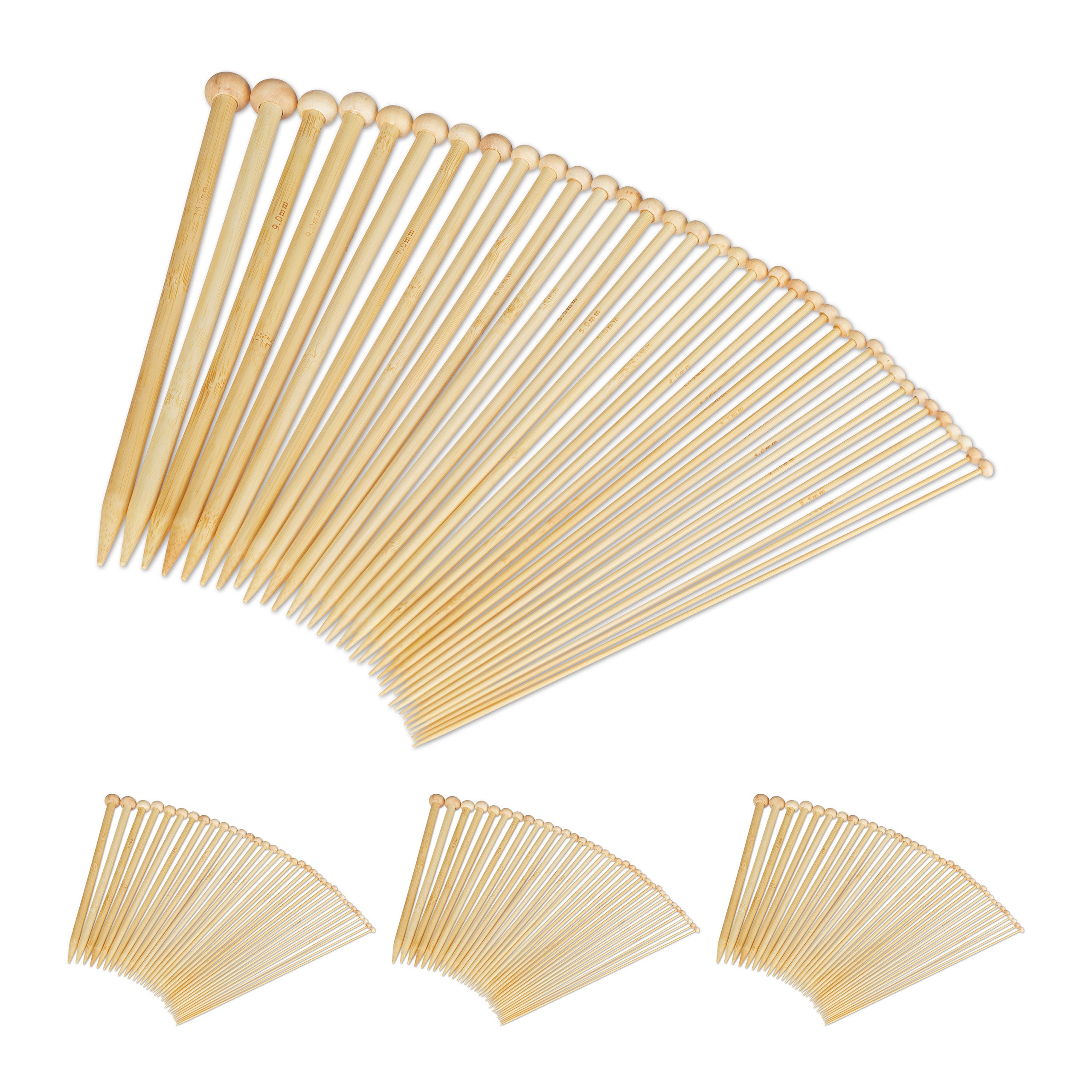 Lot De 8 Ou 20 Aiguilles De Réparation En Bambou – Tricot, Travaux Manuels, Longueur 8 Cm, Finition Lisse - 6