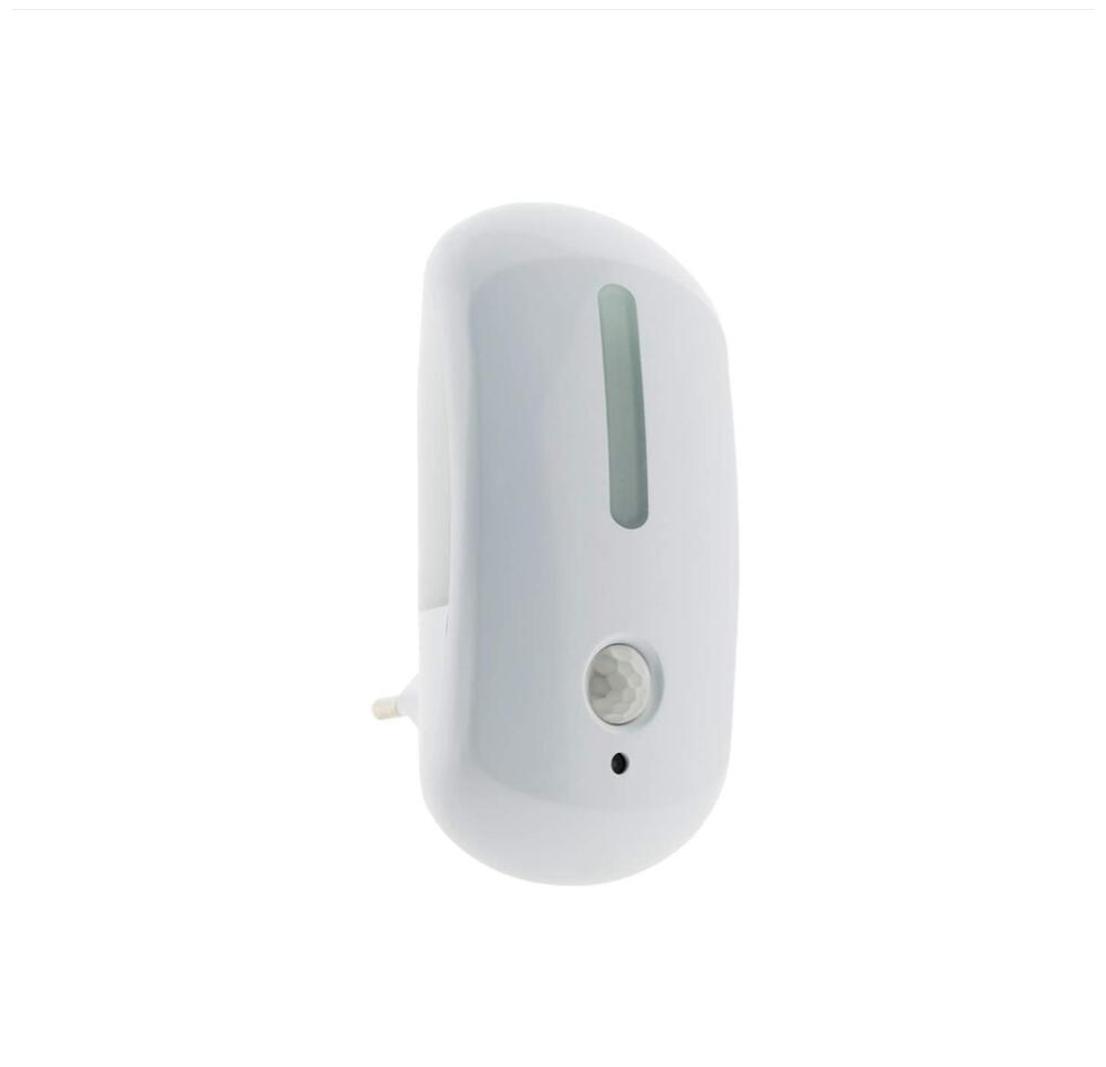 Blanc - Lampka nocna LED zmierzchowa automatyczna 2 w 1 - Czujnik ruchu 3m - Przełącznik Auto/On - Niskie zużycie energii 0,6W - IP20 - Idealna do