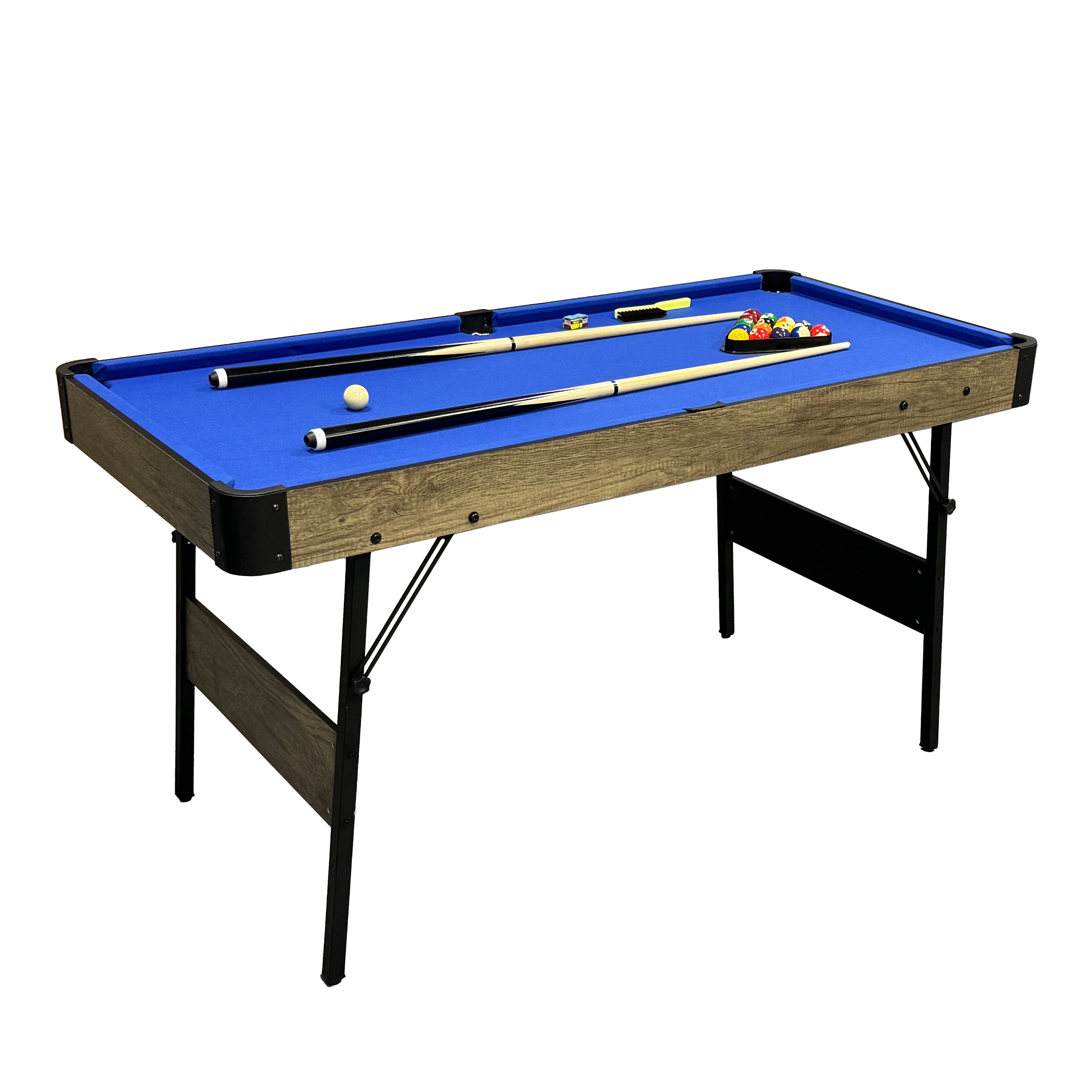 Tavolo Da Gioco 3 In 1 OYE - Biliardo, Hockey E Ping Pong, Pieghevole, Con Accessori, 55 Pollici - Foto 8