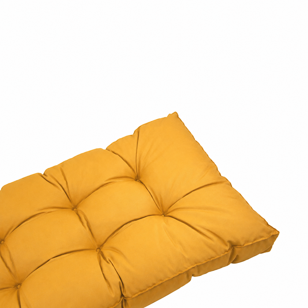 Coussins pour salon de jardin capitonné 60x60cm jaune - 8