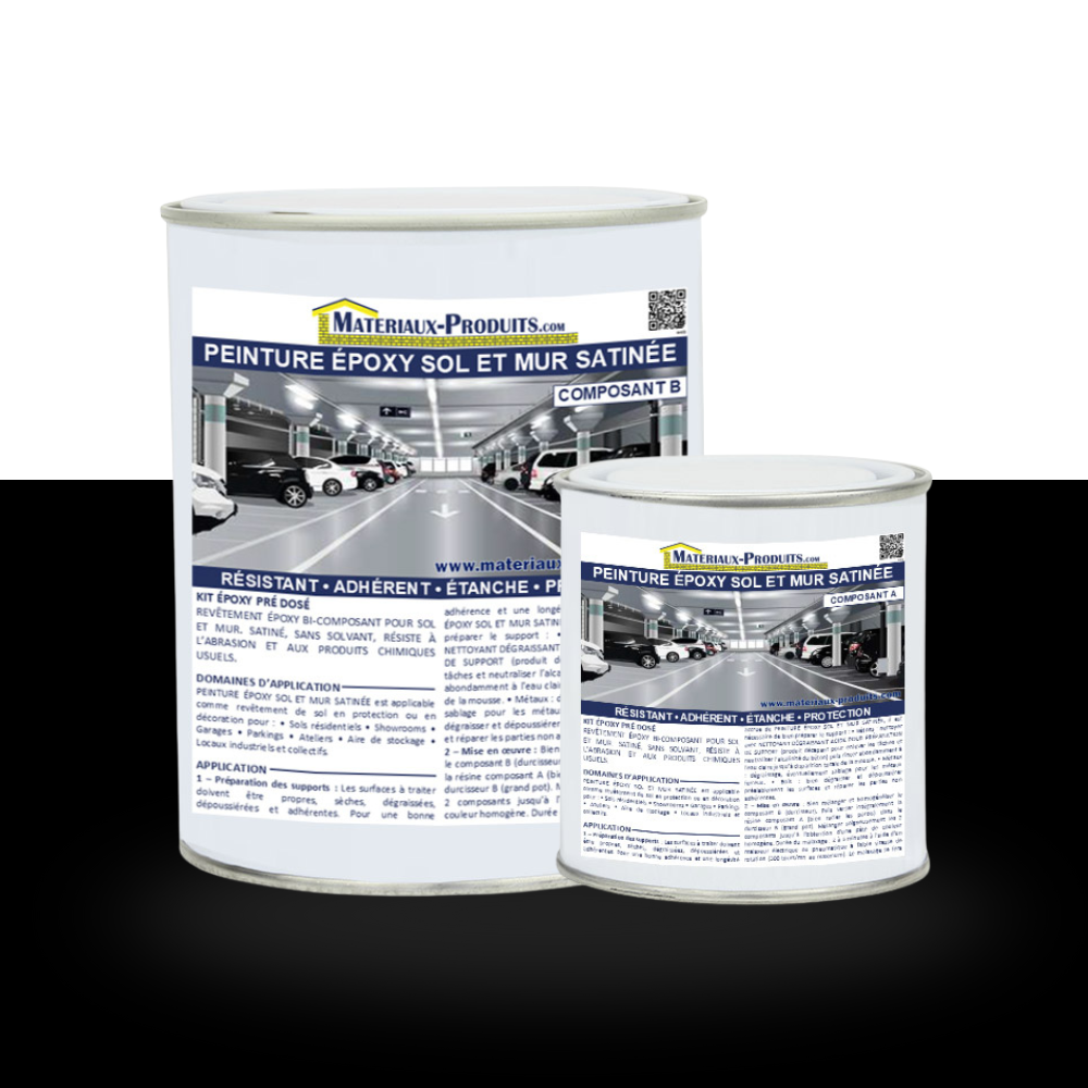 Peinture époxy sol et mur satinée Kit de 1 Kg Noir PEINT60 MATPRO — free download