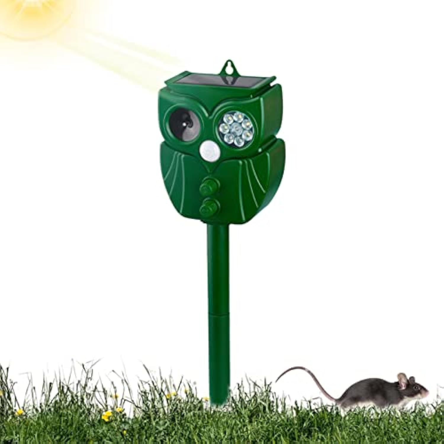 Répulsif solaire pour chat - Répulsif à ultrasons - 5 modes - Étanche Répulsif solaire pour chat - Répulsif à ultrasons - 5 modes - Étanche
