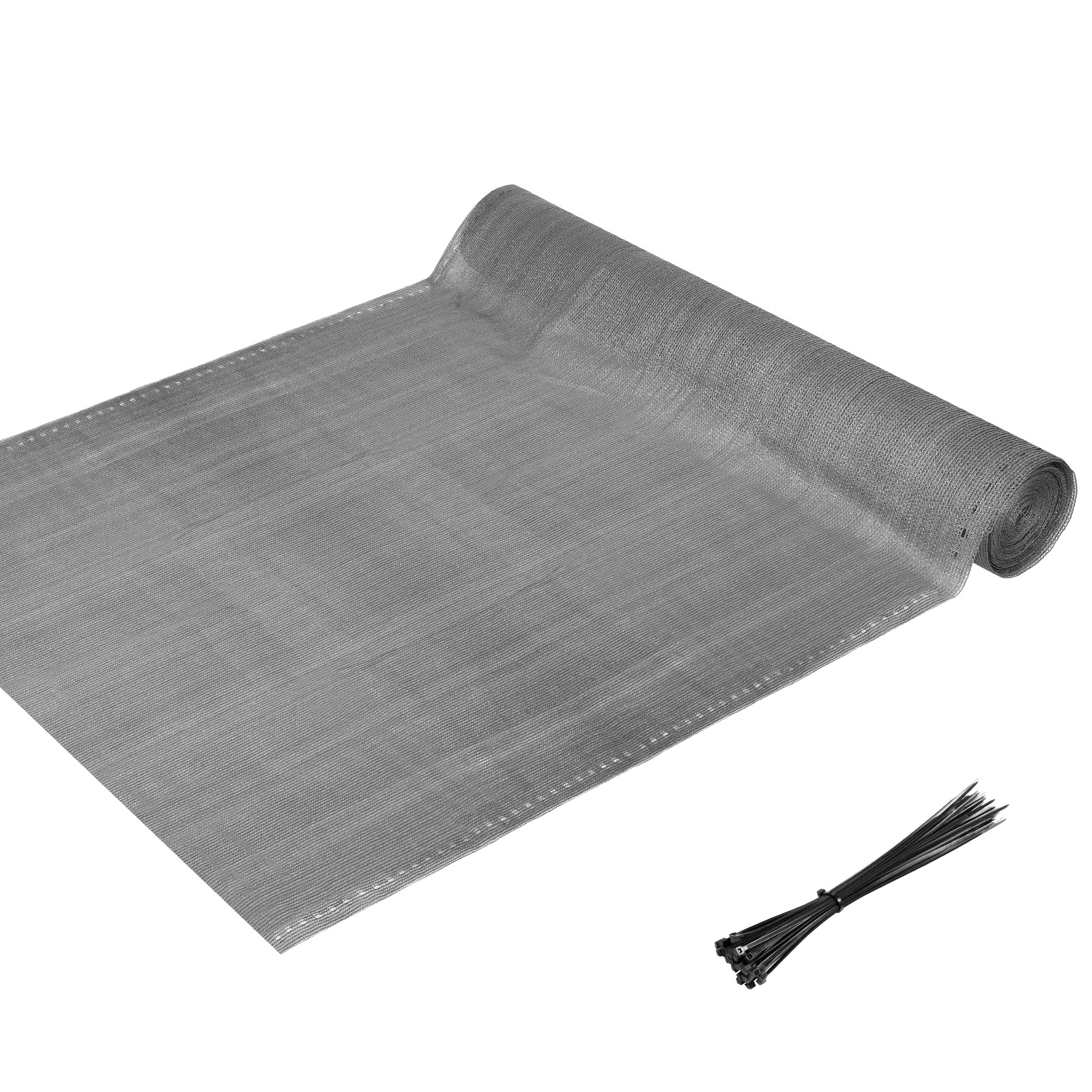 Brise-Vue HDPE 1.5x20m EUGAD - Protection Intimité Balcon - Anti-Vent/Poussière/Soleil - Anthracite