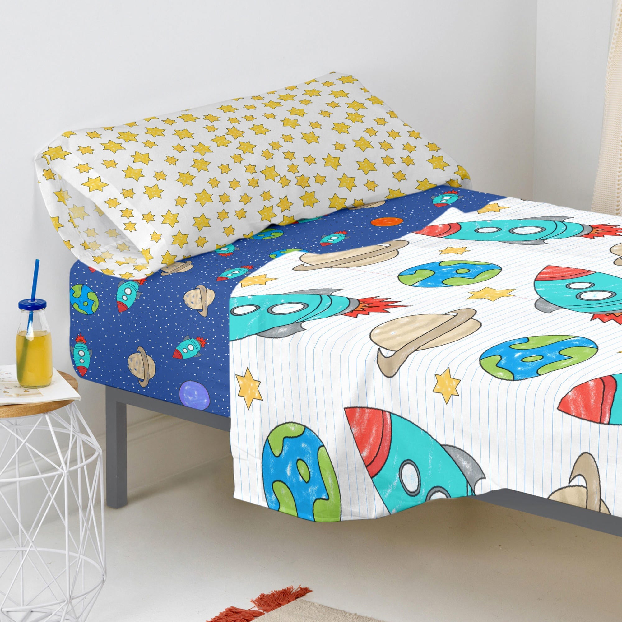 Space rocket Lenzuolo inferiore 90x200 - 2