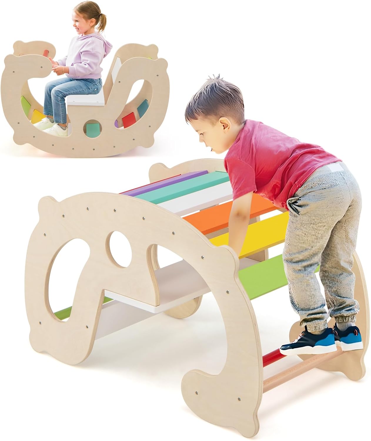 in Arco a Dondolo per Bambini, Set Arrampicata Montessori e