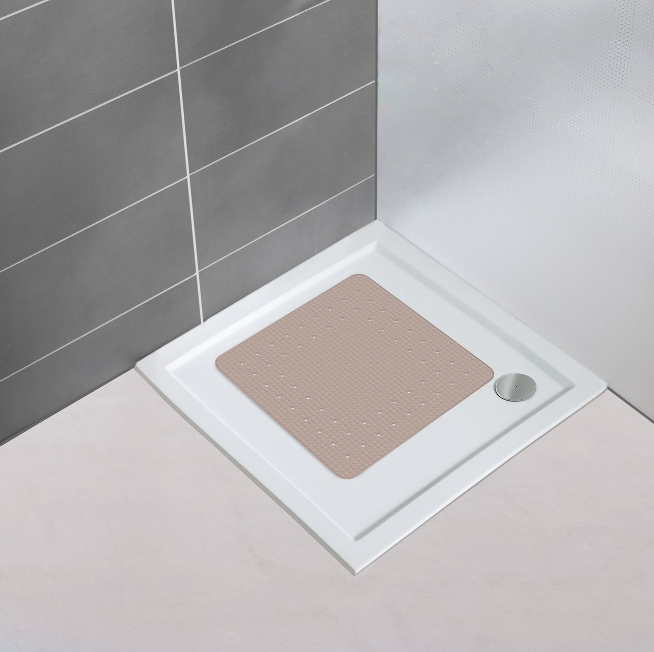 Tapis de douche Mirasol taupe - 3