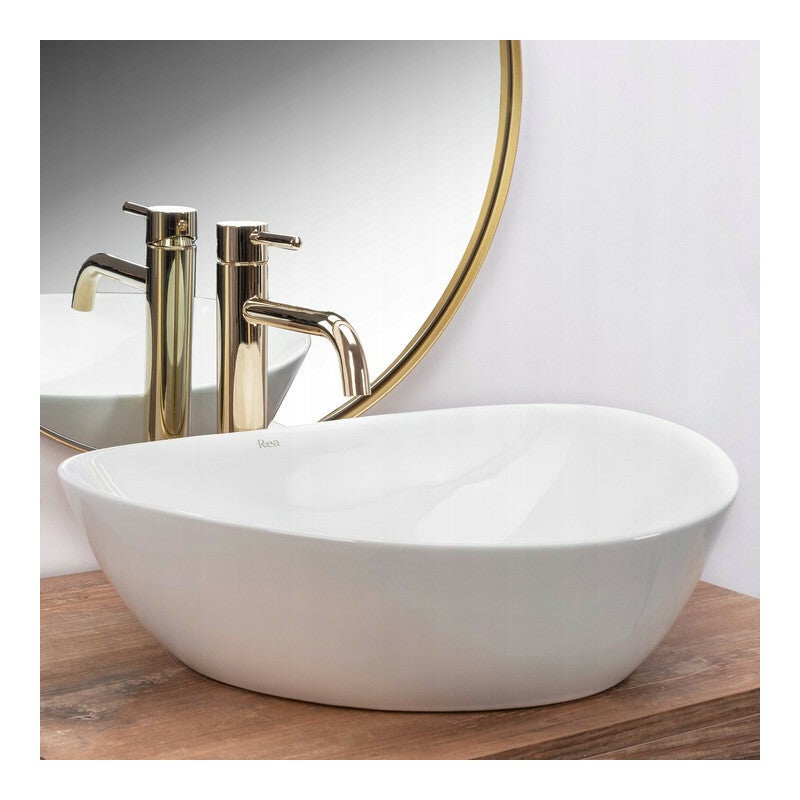 Umywalka Nablatowa Rea Andrea Biały 47 X 43