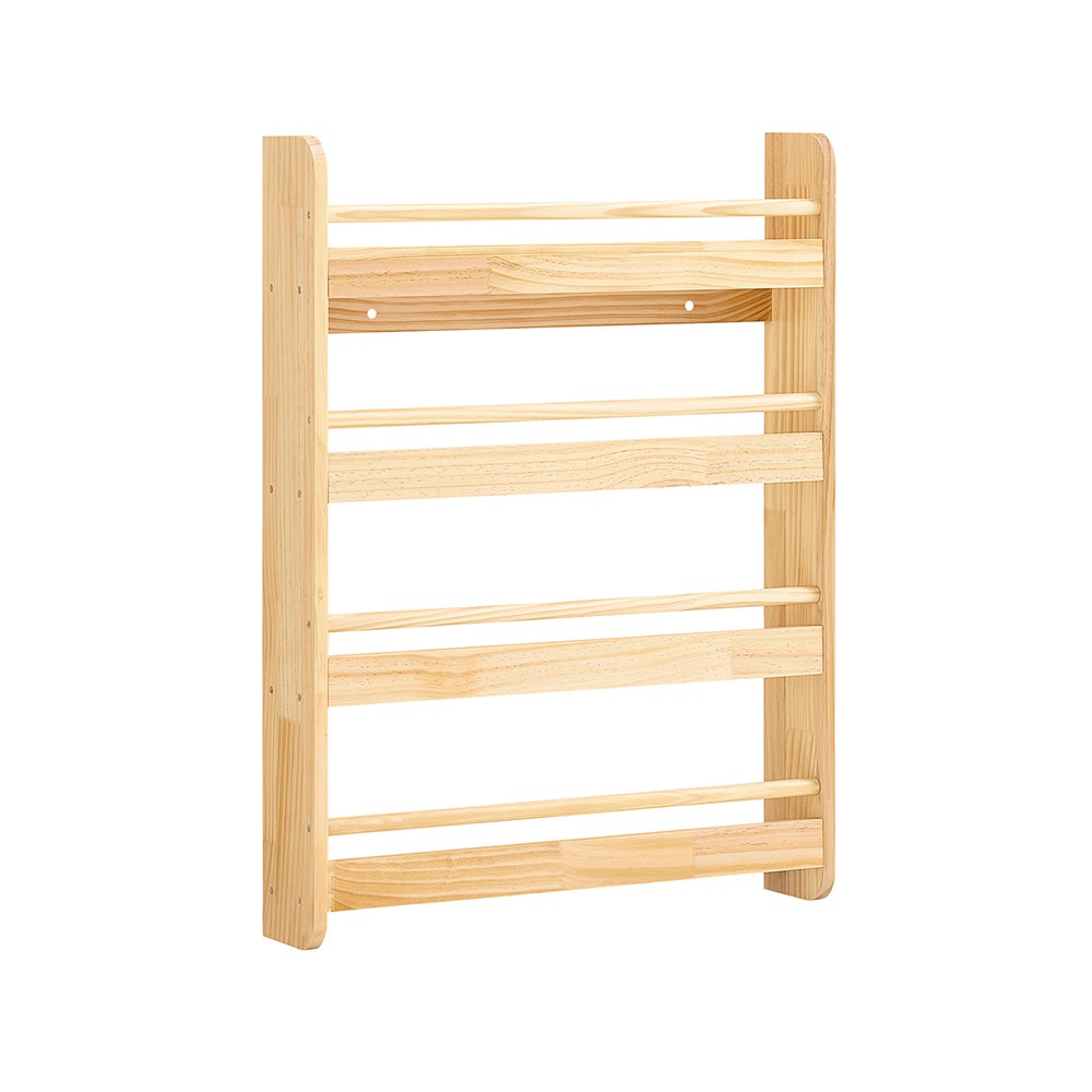 SoBuy Regał dziecięcy z 3 półkami Naturalny 60x12x80cm Nordycki KMB08-K-N