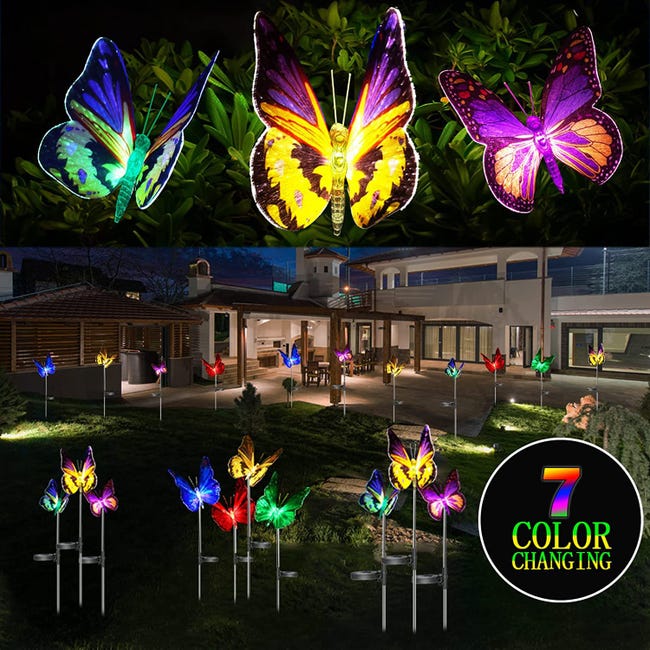 Confezione da 2 luci solari a forma di gufo, impermeabili, alimentate a Confezione da 2 luci solari a forma di gufo, impermeabili, alimentate a