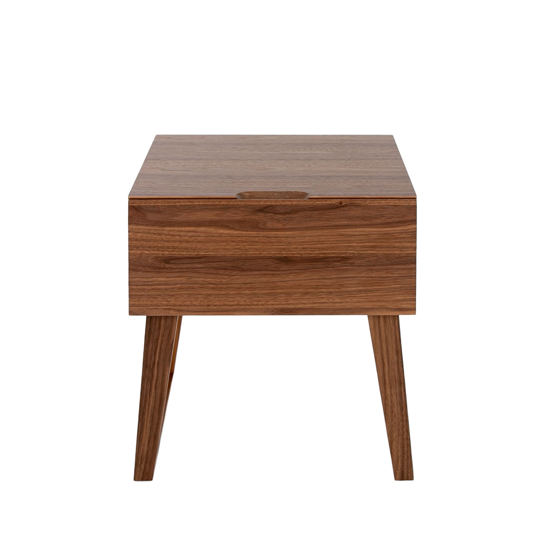 ANGEL CERDA Table de chevet en noyer - 3