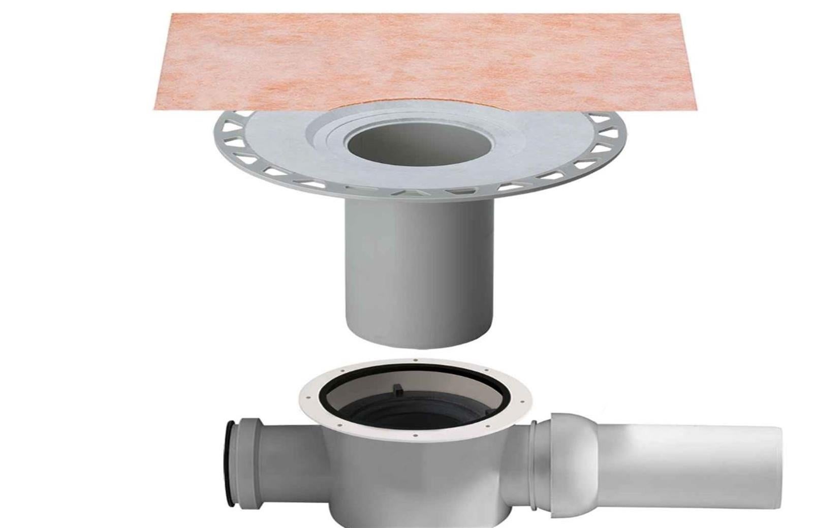 Kerdi-Drain évacuation horizontale avec siphon Sans grille SCHLUTER - 3
