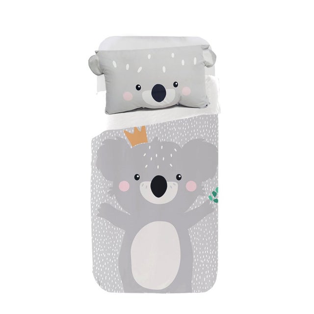 Set de Housse de couette Koala 2 pc Gris