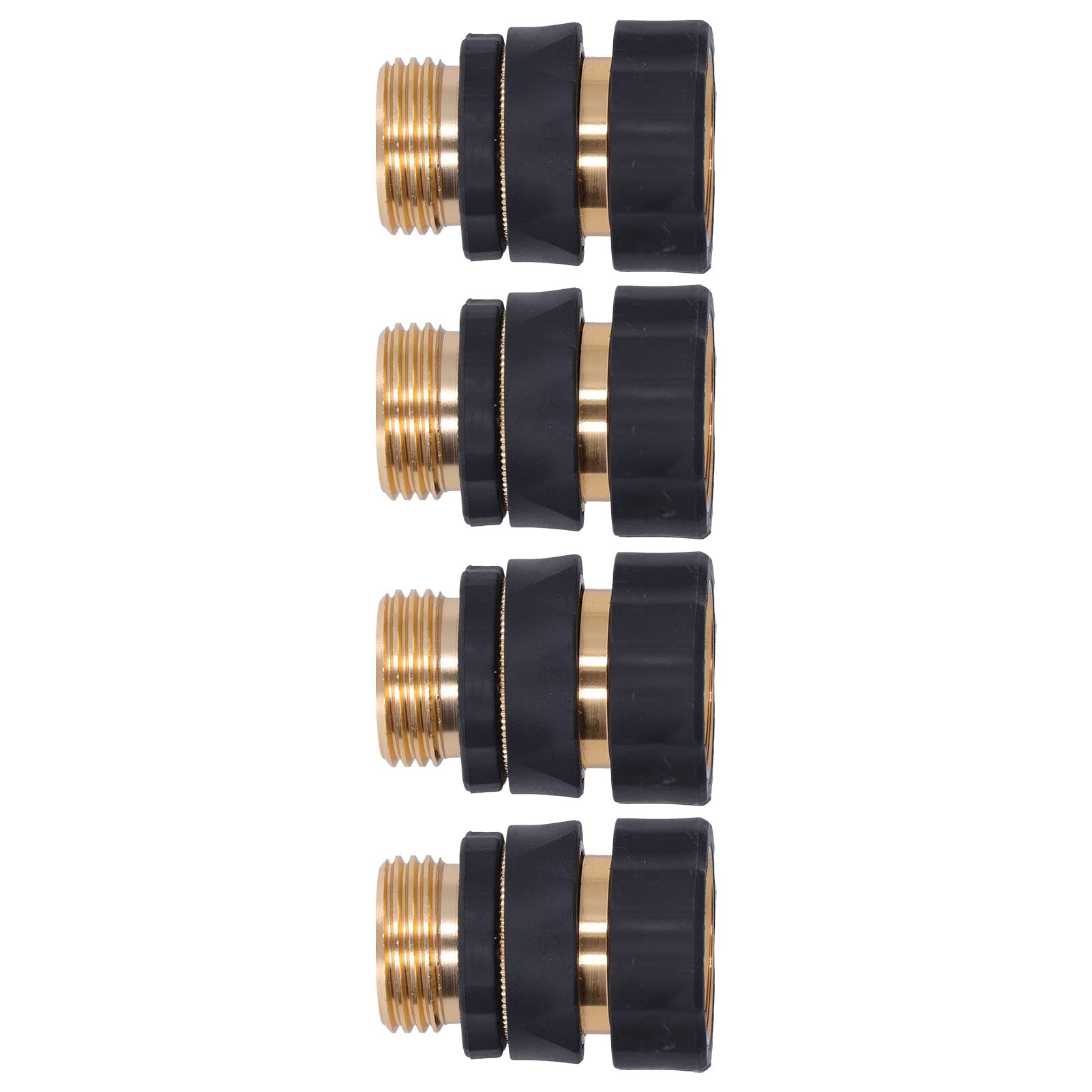 ZWEquipint Lot De 4 Raccords De Cloison De Tuyau D'arrosage