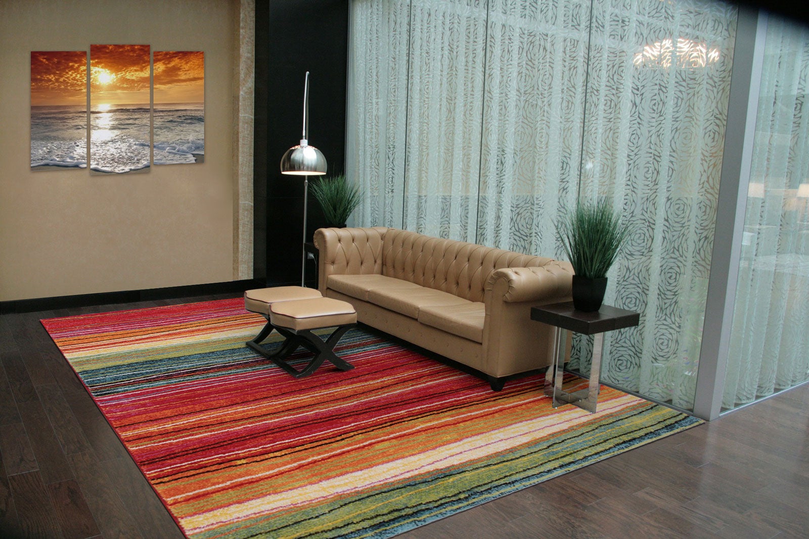 Galleriafarah1970 - 190x133 cm alfombra nueva moderna con marco mecánico ideal para la habitación, sala de estar, dormitorio y cocina